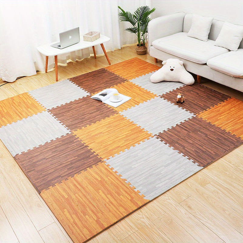 20pc EVA Foam Non-Electric Interlocking Floor Mats - Universal Fit for Outdoor Training, Bedroom, Living Room, Balcony - Battery-Free Exercise Mats