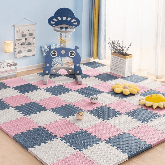 25pcs EVA Foam Puzzle Mat Set, Anti-Slip, Waterproof, Soft and Durable for Game Room, Bedroom, Office, Outdoor Training