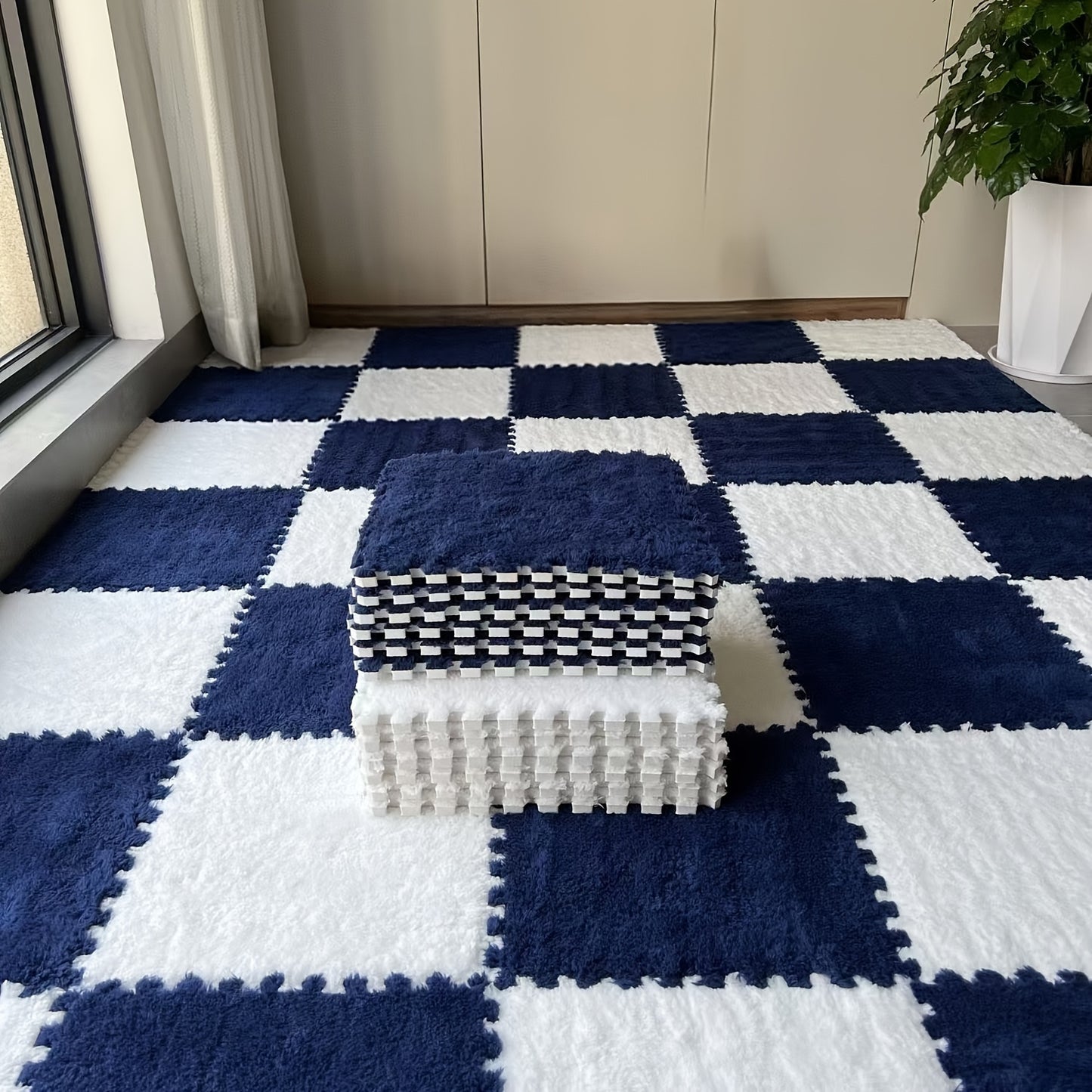 30pcs Bedside Mat Set for Rental Rooms, Wardrobe, Tatami Room, and Living Area - All-Season Use