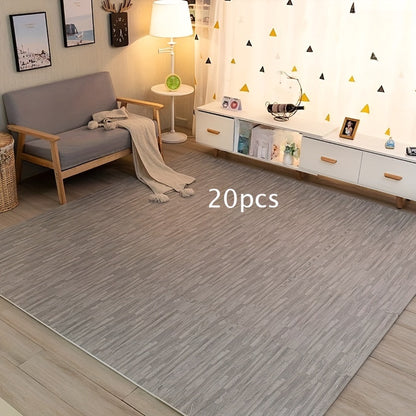 20pc EVA Foam Non-Electric Interlocking Floor Mats - Universal Fit for Outdoor Training, Bedroom, Living Room, Balcony - Battery-Free Exercise Mats