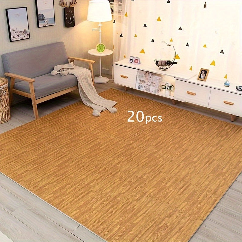 20pc EVA Foam Non-Electric Interlocking Floor Mats - Universal Fit for Outdoor Training, Bedroom, Living Room, Balcony - Battery-Free Exercise Mats